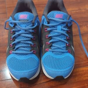 Nike Blue, Black & Pink ZM Elite 6 Running Shoes